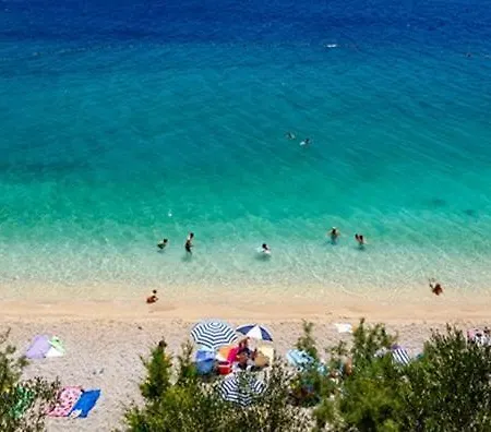 Front With Heated Pool, Jacuzzi, Fantastic View, The Sound Of The Waves - By Traveler Tourist Agency Krk Id 2404