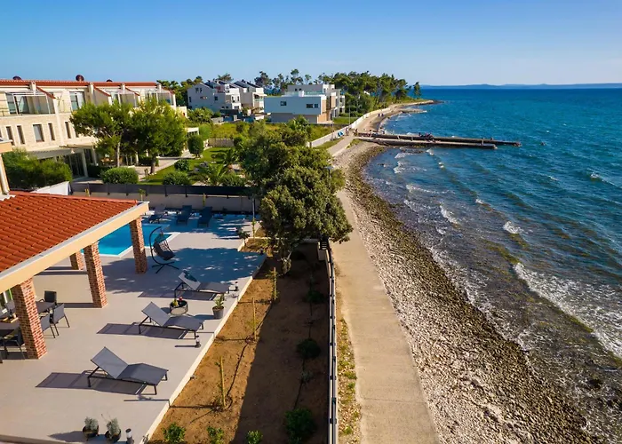 Villa Front With Heated Pool, Jacuzzi, Fantastic View, The Sound Of The Waves - By Traveler Tourist Agency Krk Id 2404 *